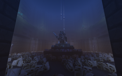 Burial Grounds are seen as large semi-paved circles in the Emerald Grove