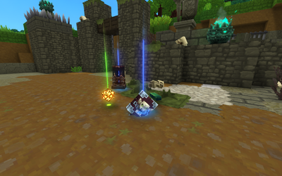 the skeleton drops 5 copies of the grimoire as loot