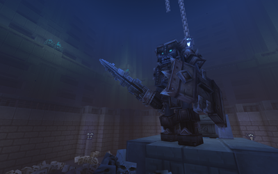 Large Praetorian Skeleton boss underground